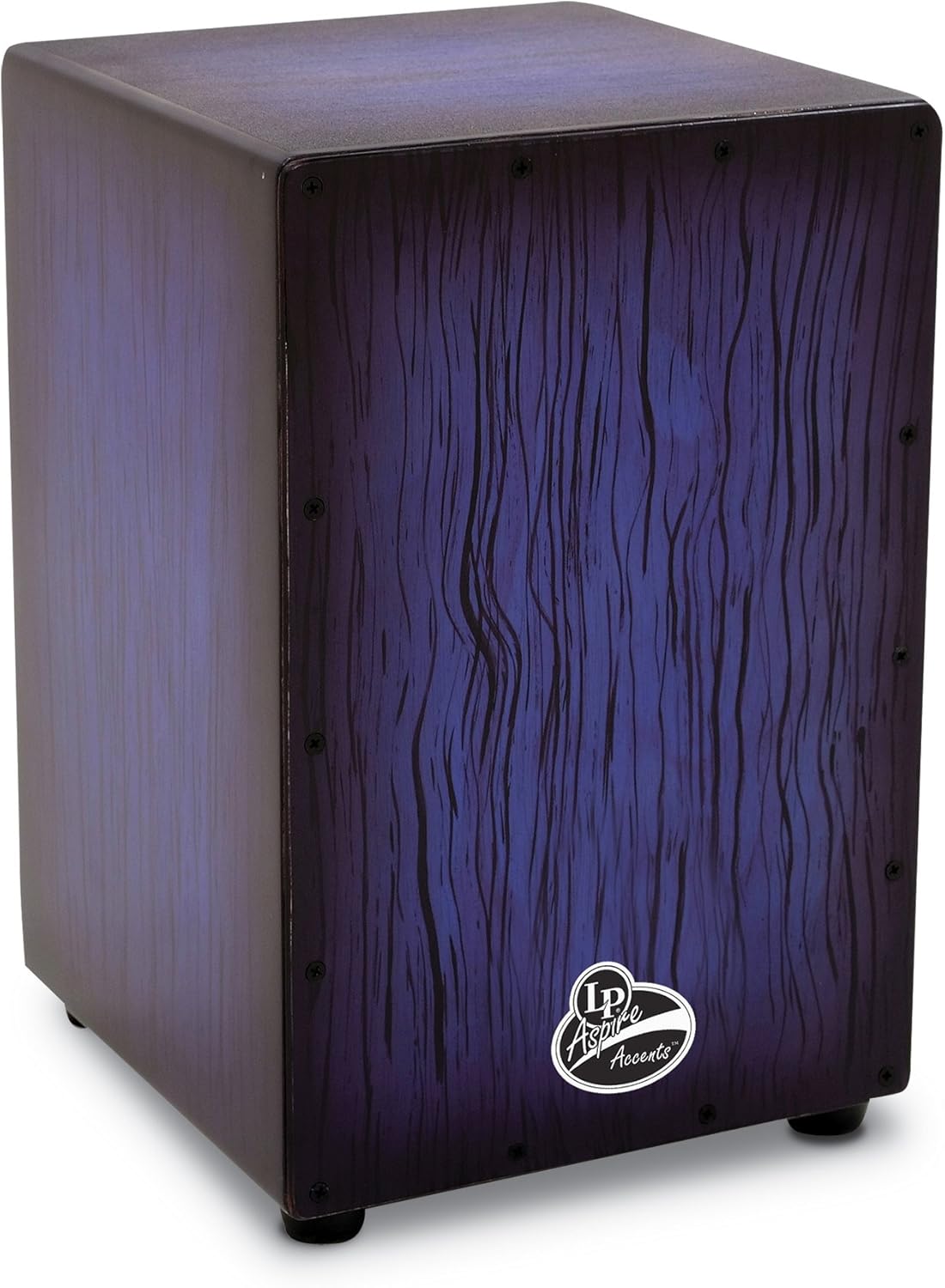 Latin Percussion LPA1332-BBS Aspire Accents Wire Cajon Blue Burst