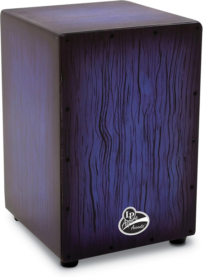 Latin Percussion LPA1332-BBS Aspire Accents Wire Cajon Blue Burst — main product image