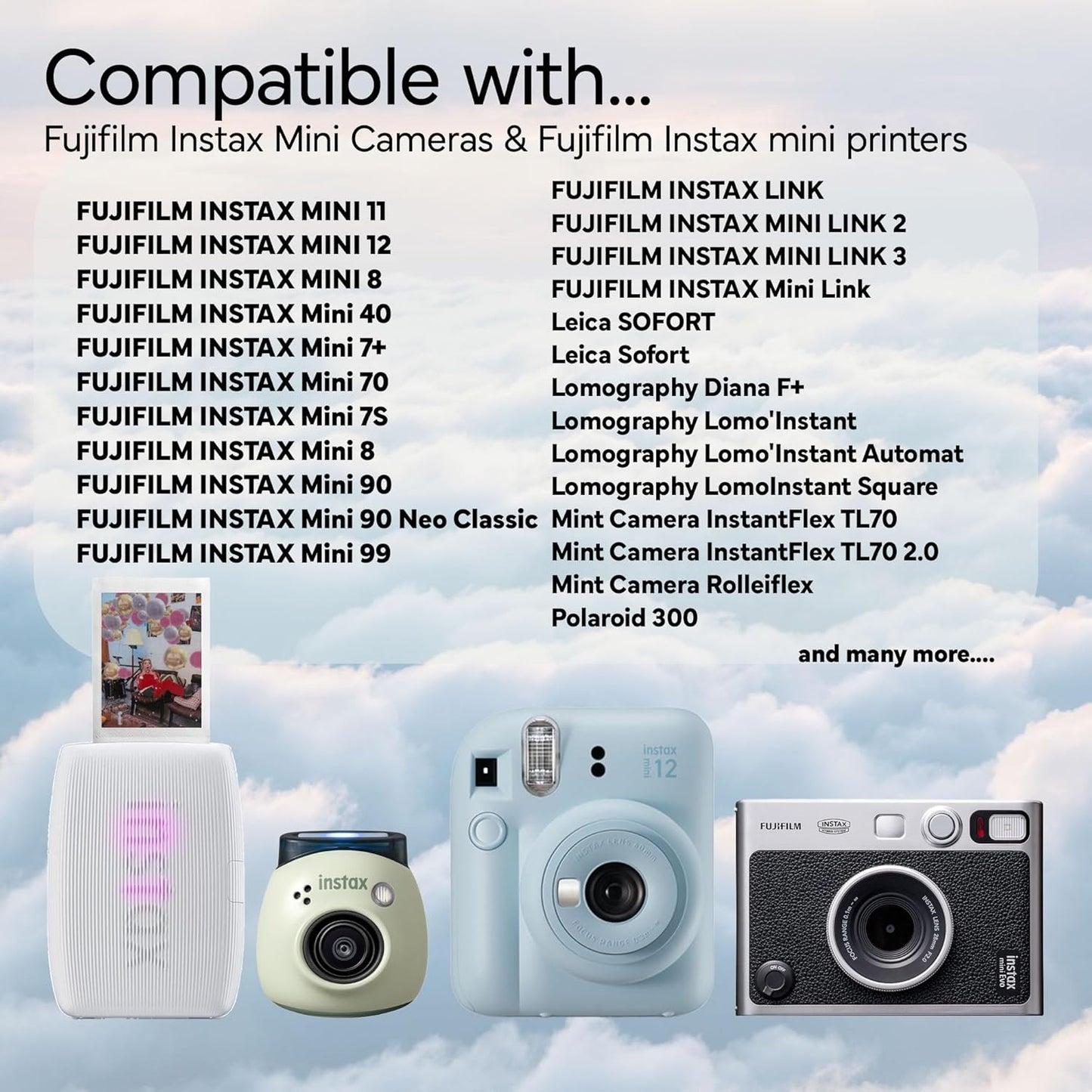 Fujifilm INSTAX MINI FILM VALUE PACK - 20 Exposures + Cleaning Cloth