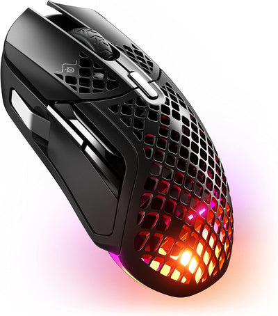 SteelSeries Aerox 5 Wireless Ergonomic Gaming Mouse (Renewed)