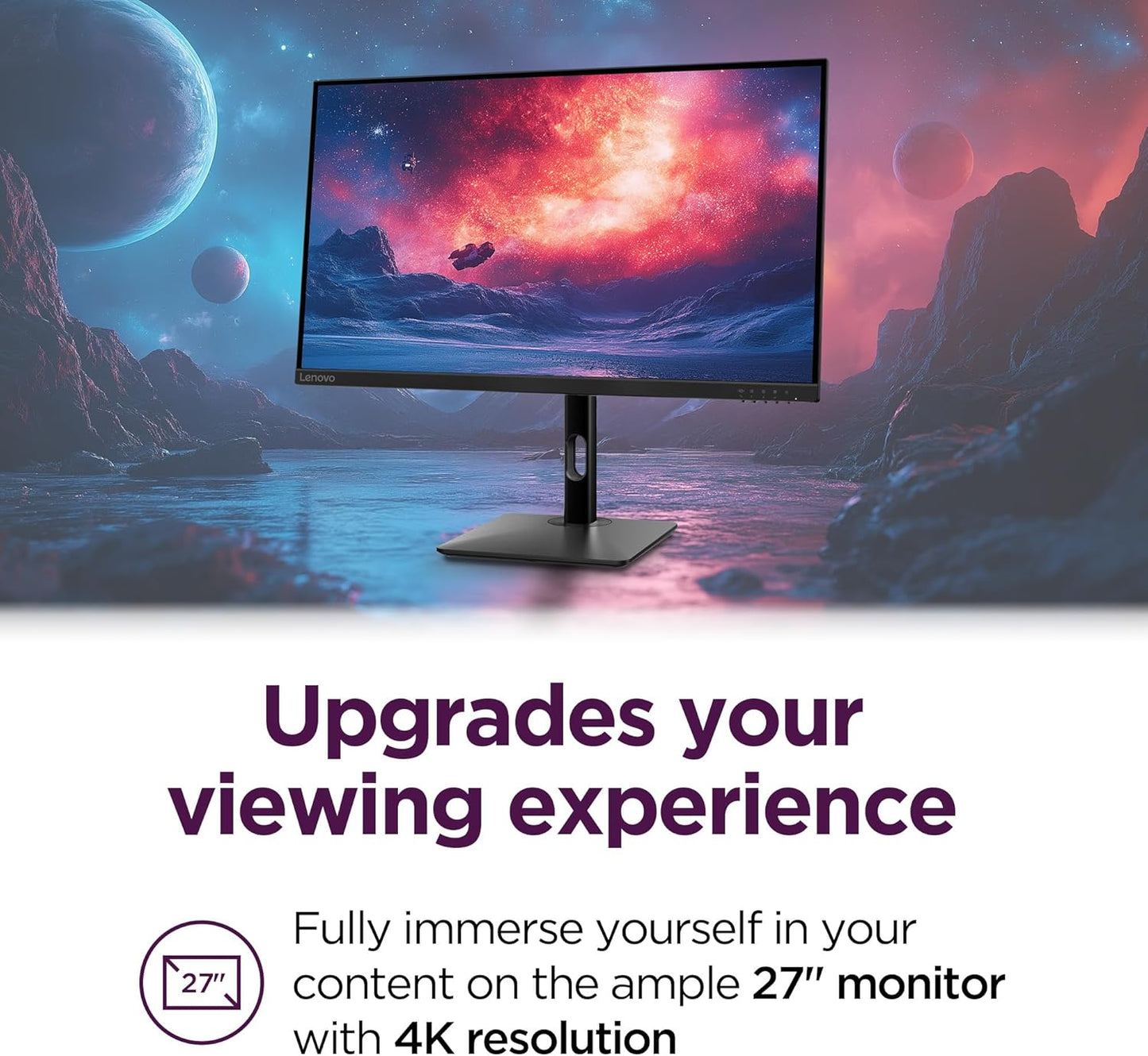 Lenovo 67C3GCC4US N27p 27" 4K USB-C Monitor