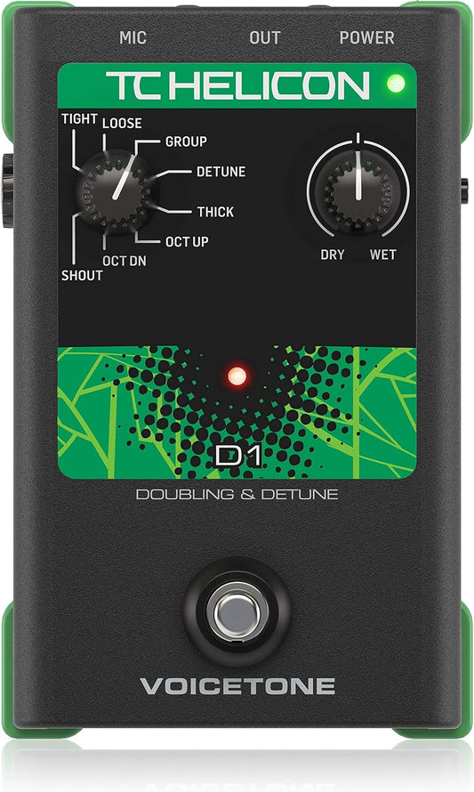 TC Electronic VOICETONED1 Vocal Effects Processor Doubling
