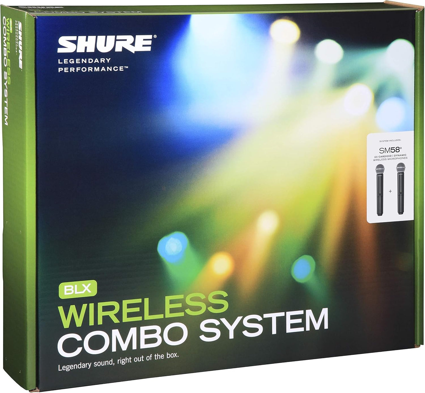 Shure BLX288/SM58-H10 Dual Wireless Vocal Microphone System
