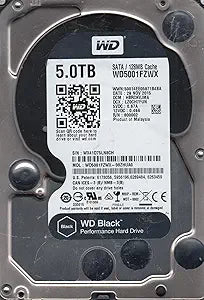 Western Digital 5TB SATA HDD - WD5001FZWX-00ZHUA0