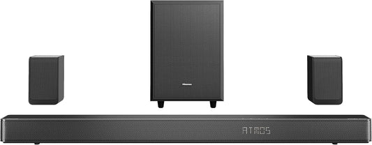 Hisense AX5125H 5.1.2 Dolby Atmos Soundbar & Subwoofer (Renewed)
