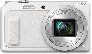 Panasonic DMC-ZS45W 16MP Digital Camera White — main product image