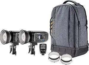 Westcott 4713 FJ400 Strobe 2-Light Backpack Kit