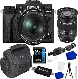 Fujifilm X-T4 Mirrorless Camera XF16-80mm Lens Bundle