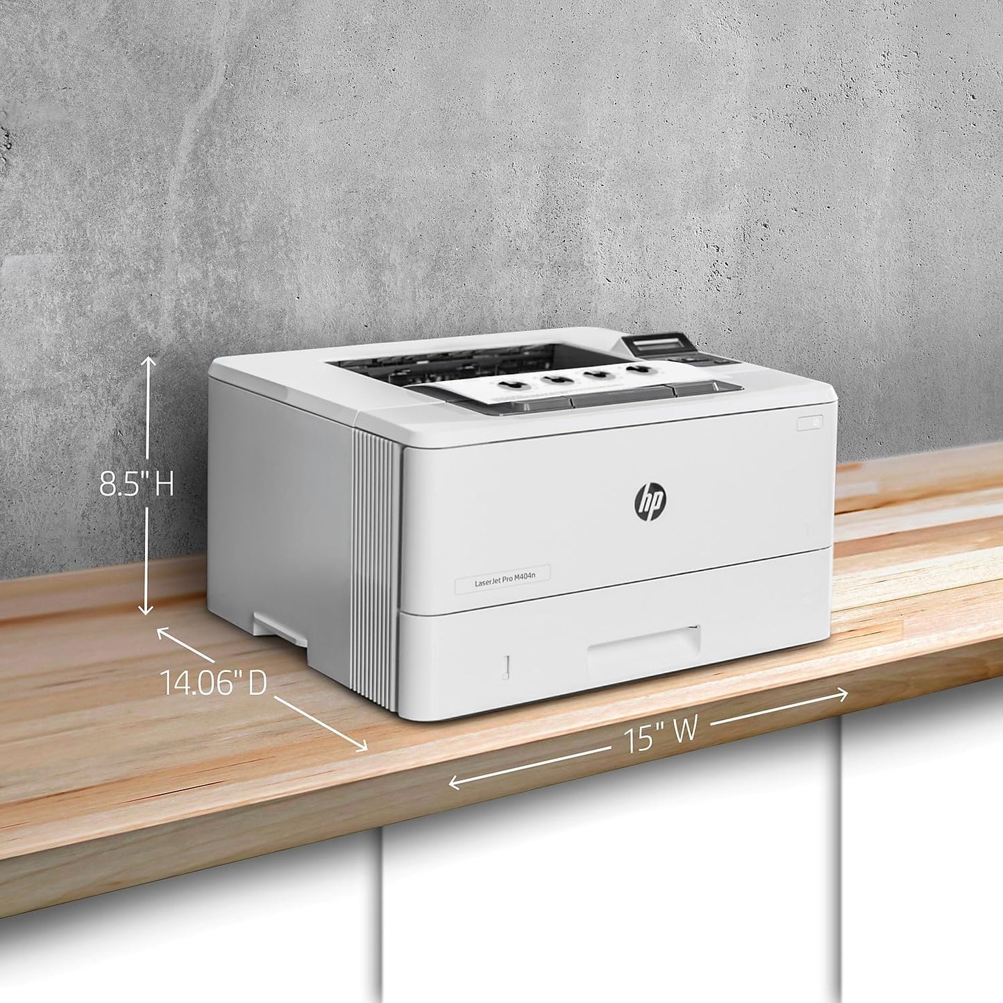 HP M404n LaserJet Pro Monochrome Ethernet Printer