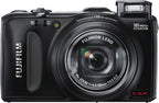Fujifilm F600EXR 16MP Digital Camera 15x Zoom Black