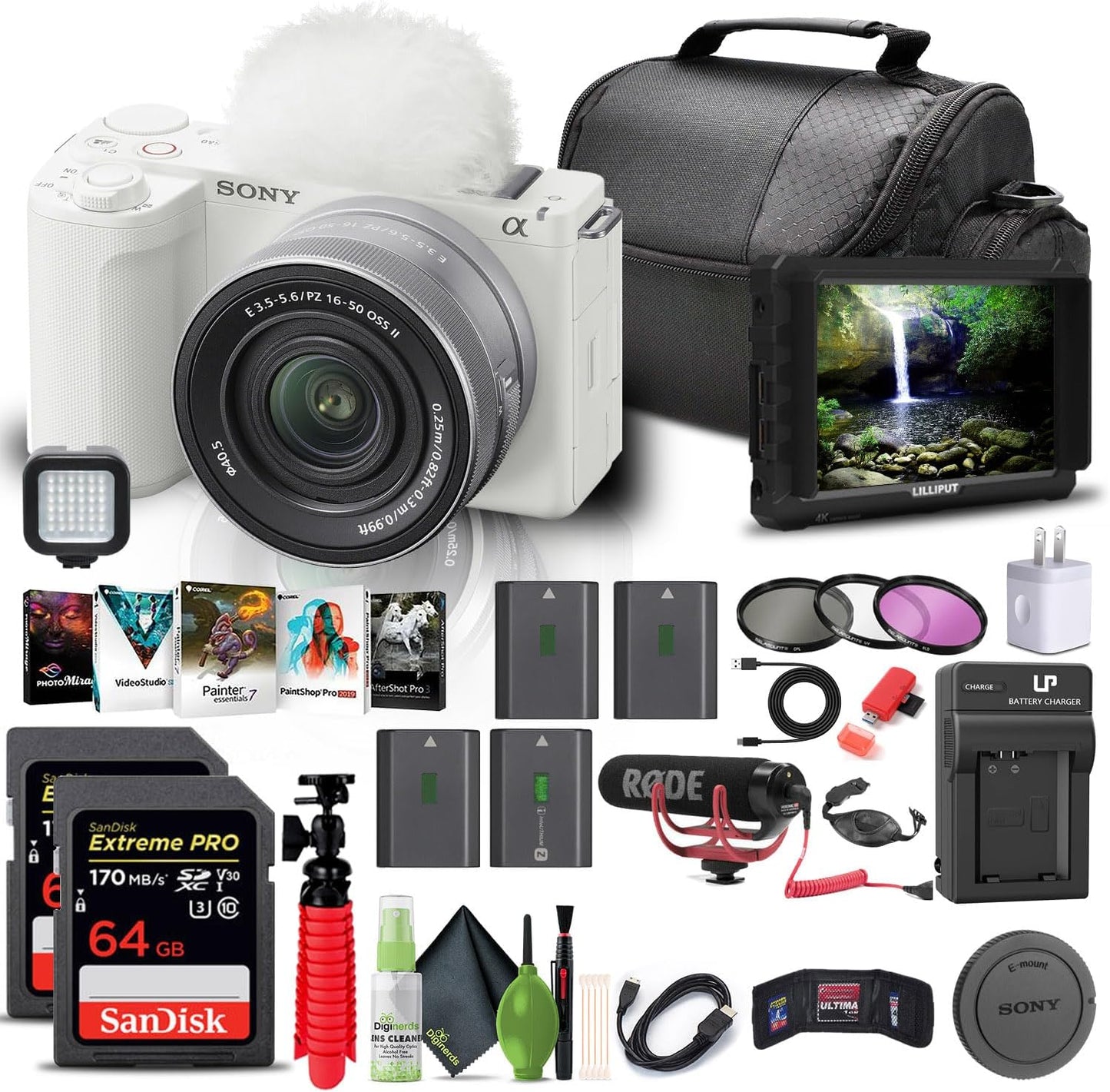 Sony ZVE10M2KW Alpha ZV-E10 II Mirrorless Camera Kit Renewed