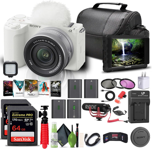 Sony ZVE10M2KW Alpha ZV-E10 II Mirrorless Camera Kit Renewed
