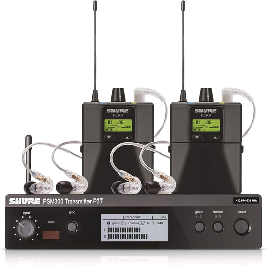 Shure P3TRA215TWP-G20 - PSM300 Wireless In-Ear Monitor System
