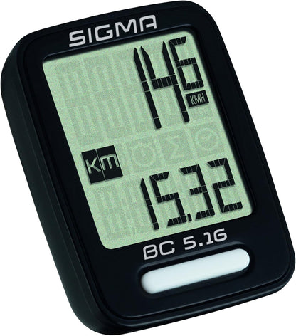 Sigma BC 5.16 Wired Bicycle Speedometer Computer