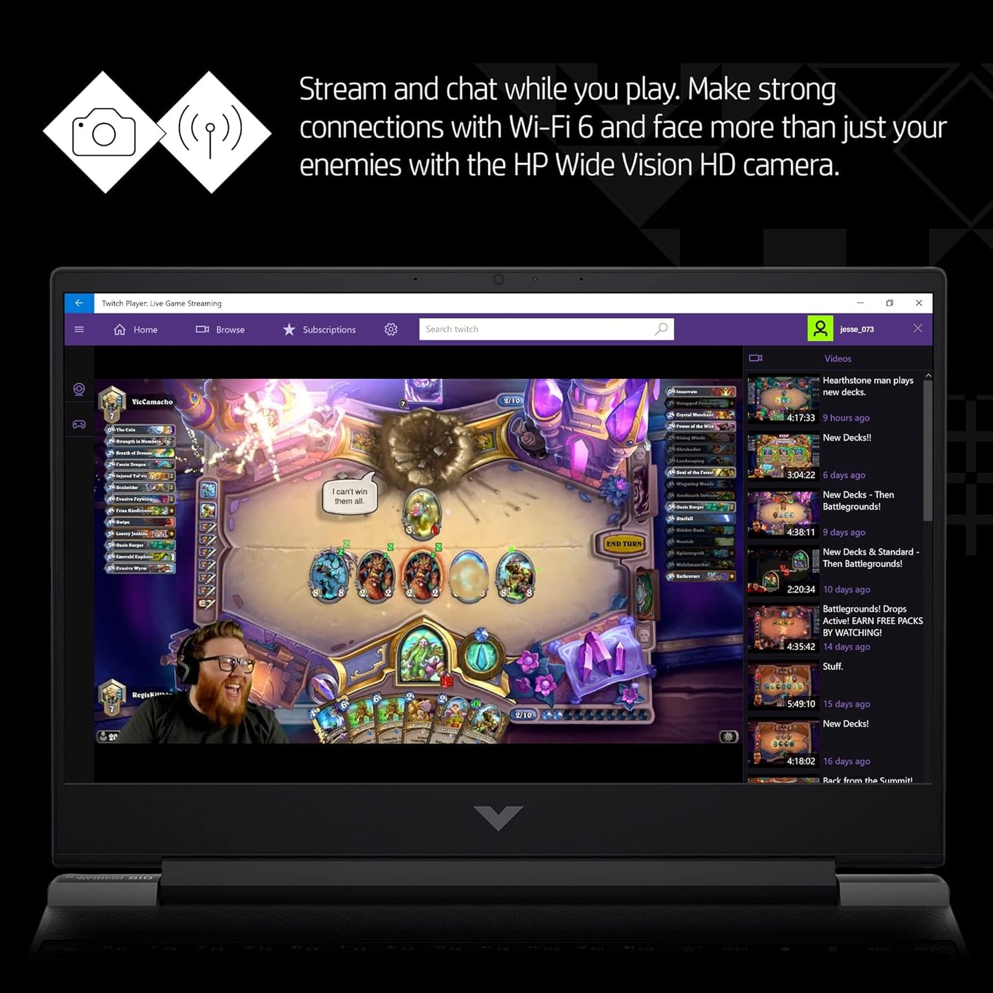 HP 7H9Y7UA#ABA Victus 15 i7 RTX 4050 Gaming Laptop