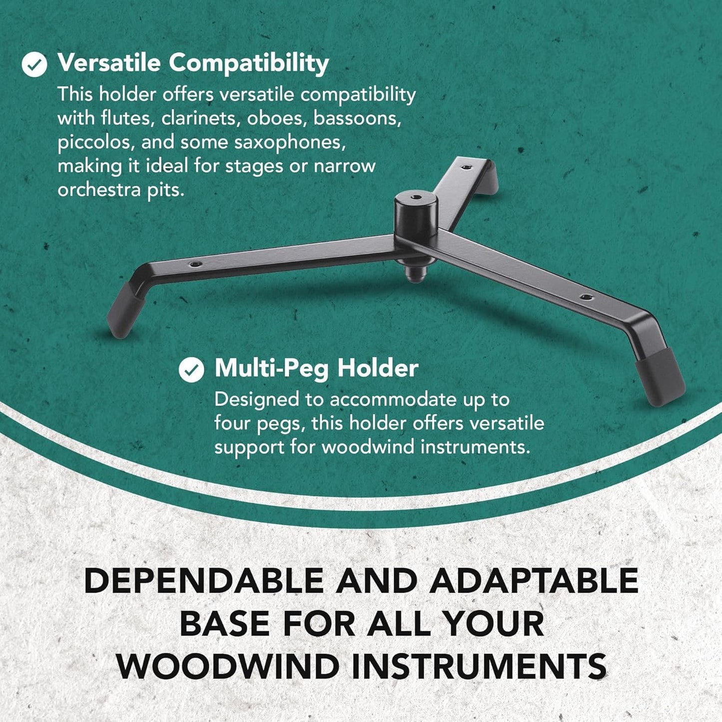 K&M 17715.000.55 Peg Base for Woodwind Instruments