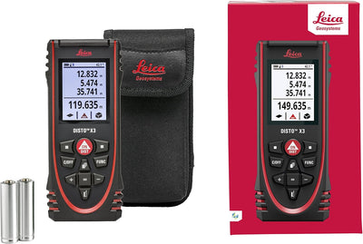 Leica 850834 Disto X3 Laser Distance Meter