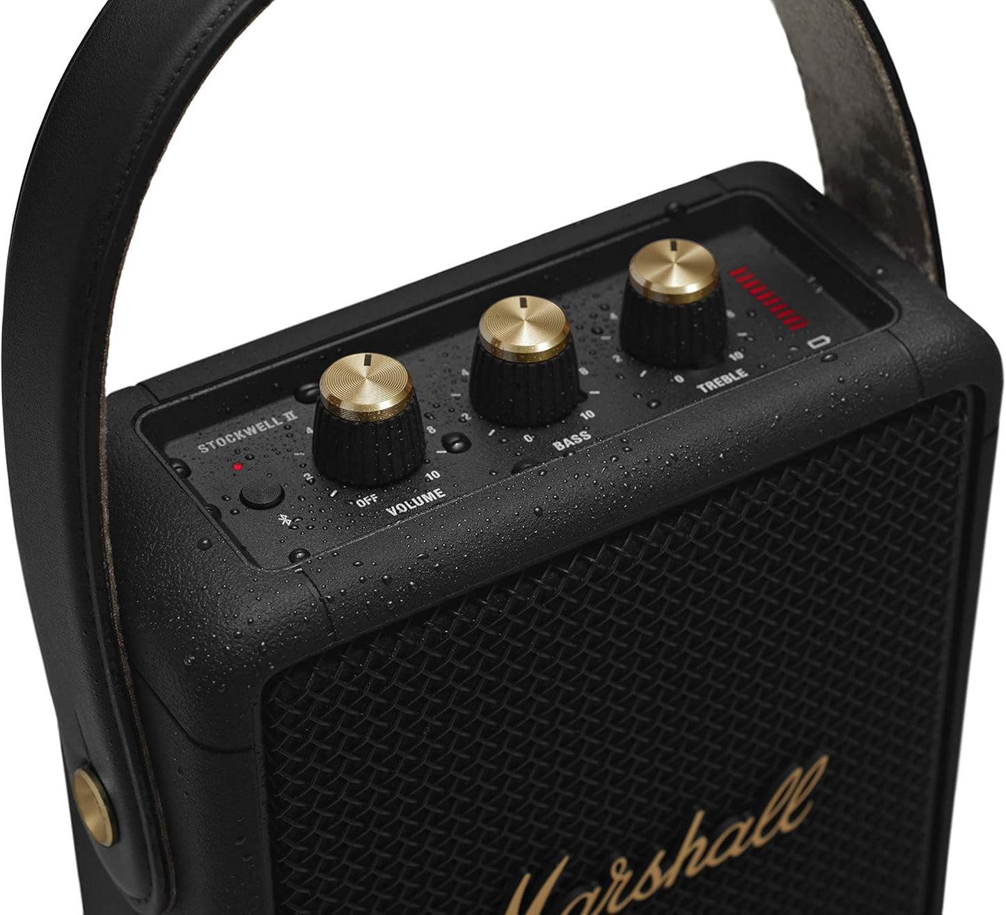 Marshall 1005544 Stockwell II Portable Bluetooth Speaker - Black & Brass