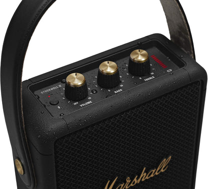 Marshall 1005544 Stockwell II Portable Bluetooth Speaker - Black & Brass