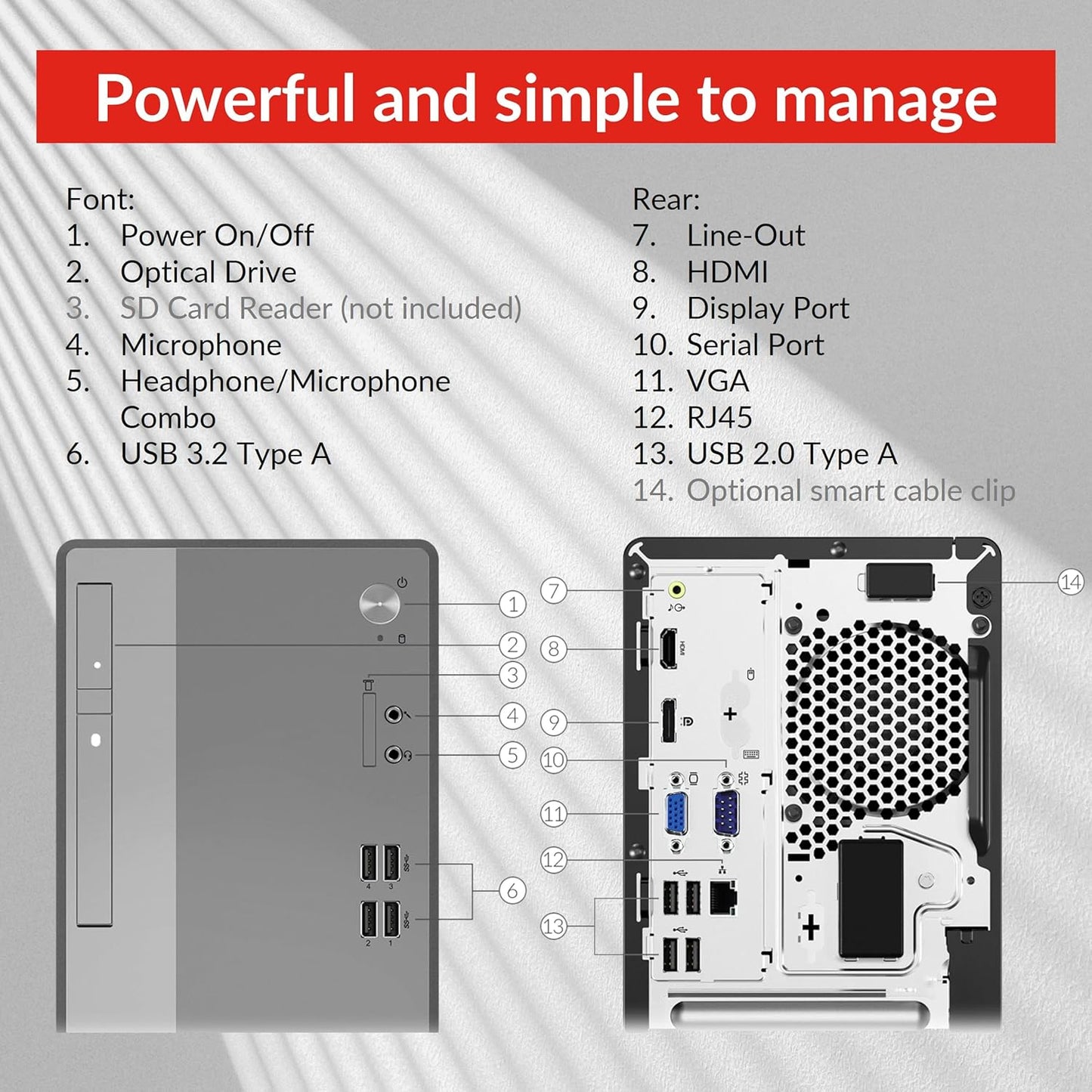 Lenovo 11QE V50t Gen 2 i5 Desktop 1TB SSD
