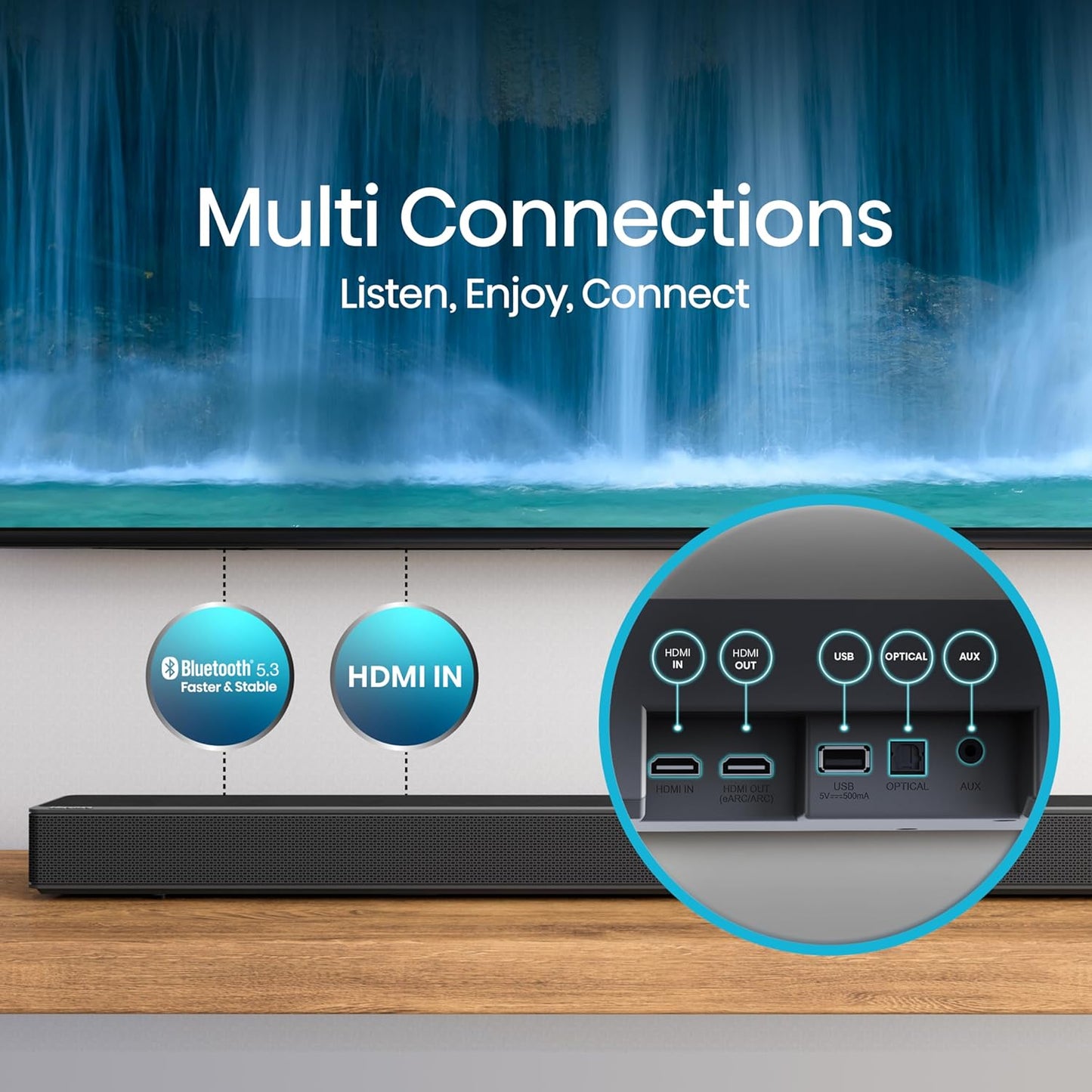 Hisense AX3125H 3.1.2Ch Dolby Atmos Sound Bar w/ Wireless Subwoofer
