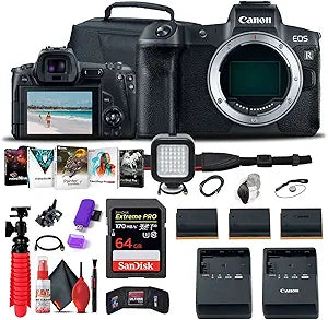 Canon 3075C002 EOS R Mirrorless Camera Body Bundle Renewed
