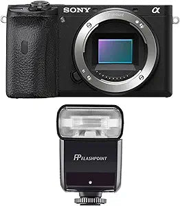 Sony ILCE6600/B Alpha a6600 Mirrorless Camera Flash Bundle