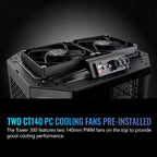 Thermaltake CA-1Y4-00S1WN-00 Tower 300 Black Micro-ATX Case