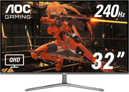AOC Q32G11ZNE 32" QHD 240Hz 0.5ms Gaming Monitor