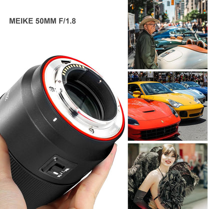 Meike 50mm F1.8 E Full Frame AF Lens Sony