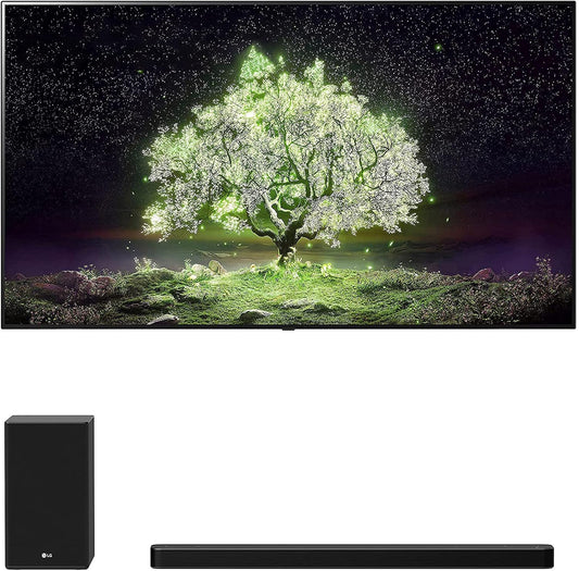 LG OLED77A1PUA 77" 4K OLED TV & Soundbar (Used)