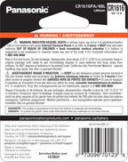 Panasonic CR1616PA Lithium Coin Battery 4-Pack: Child Safe