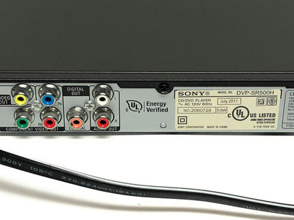 Sony DVP-SR500H 1080p Upscaling DVD Player