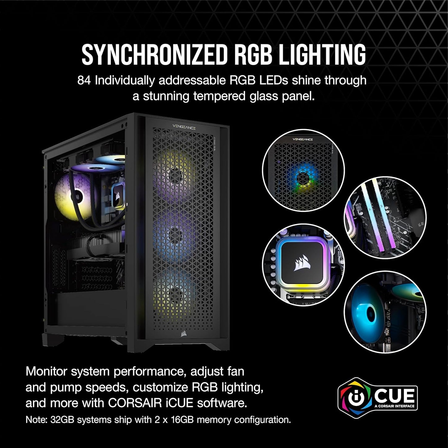 Corsair CS-9050101-NA Vengeance a7400 RTX 4070 Ti Super Gaming PC