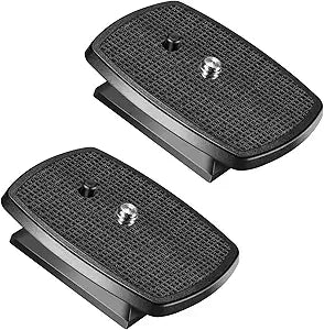 Neewer 10092365 Quick Shoe Plate: for SAB264/SAB234 Tripods (2-Pack)