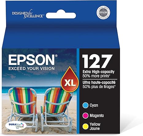Epson T127520-S DURABrite Ink: Ultra Multipack, High Capacity
