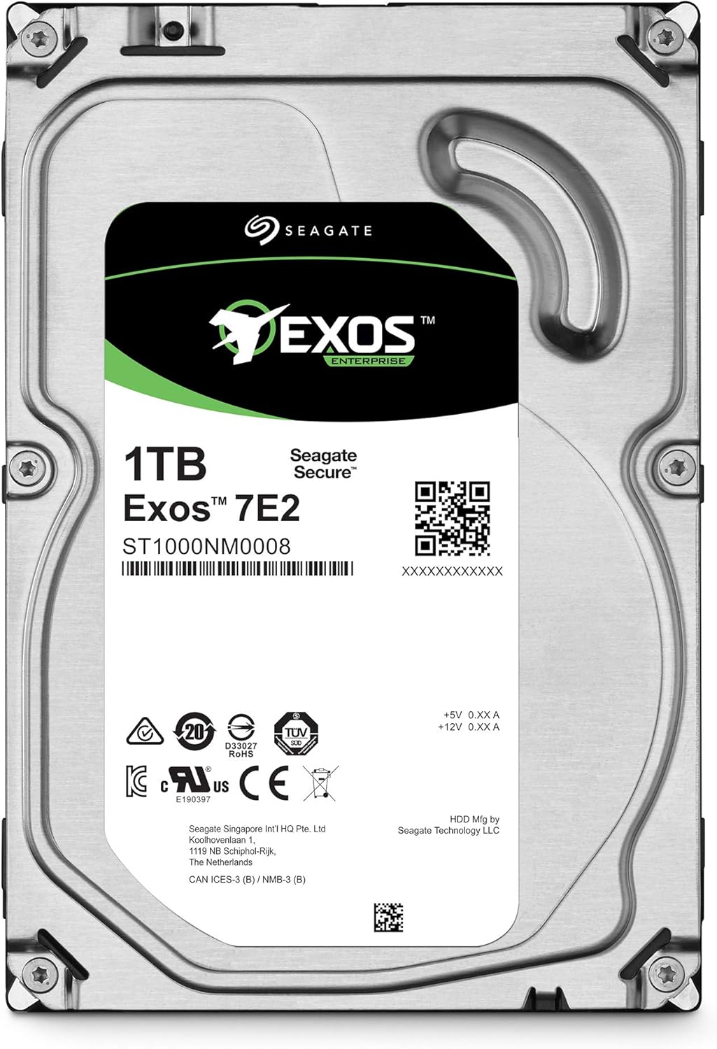 Seagate Exos 1TB Enterprise HDD for Data Centers