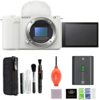 Sony ZVE10M2W Alpha ZV-E10 II Vlogging Camera Bundle