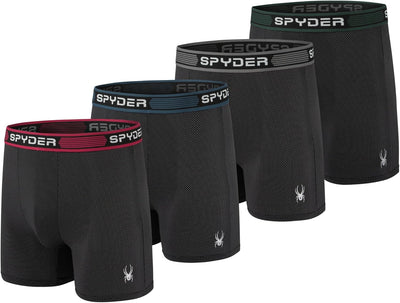 Spyder Performance Mesh Men's Boxer Briefs 4-Pack