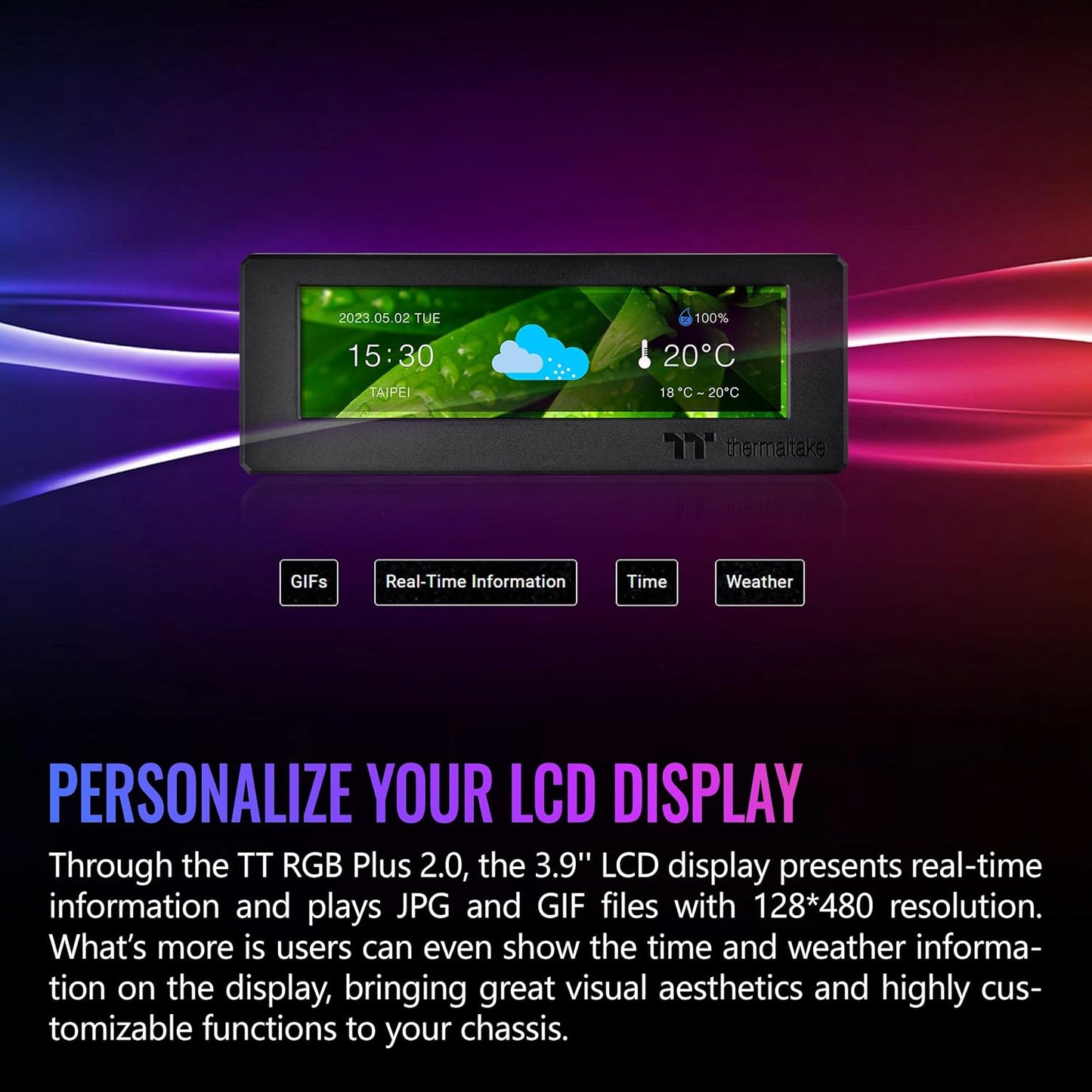 Thermaltake AC-064-OO1NAN-A1 Tower 300 LCD Panel Kit