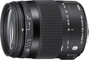 Sigma 18-200mm f/3.5 Canon Macro Lens (Renewed)