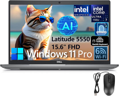 Dell 5550 Latitude 15.6" FHD Laptop i7-155U Win11 Pro