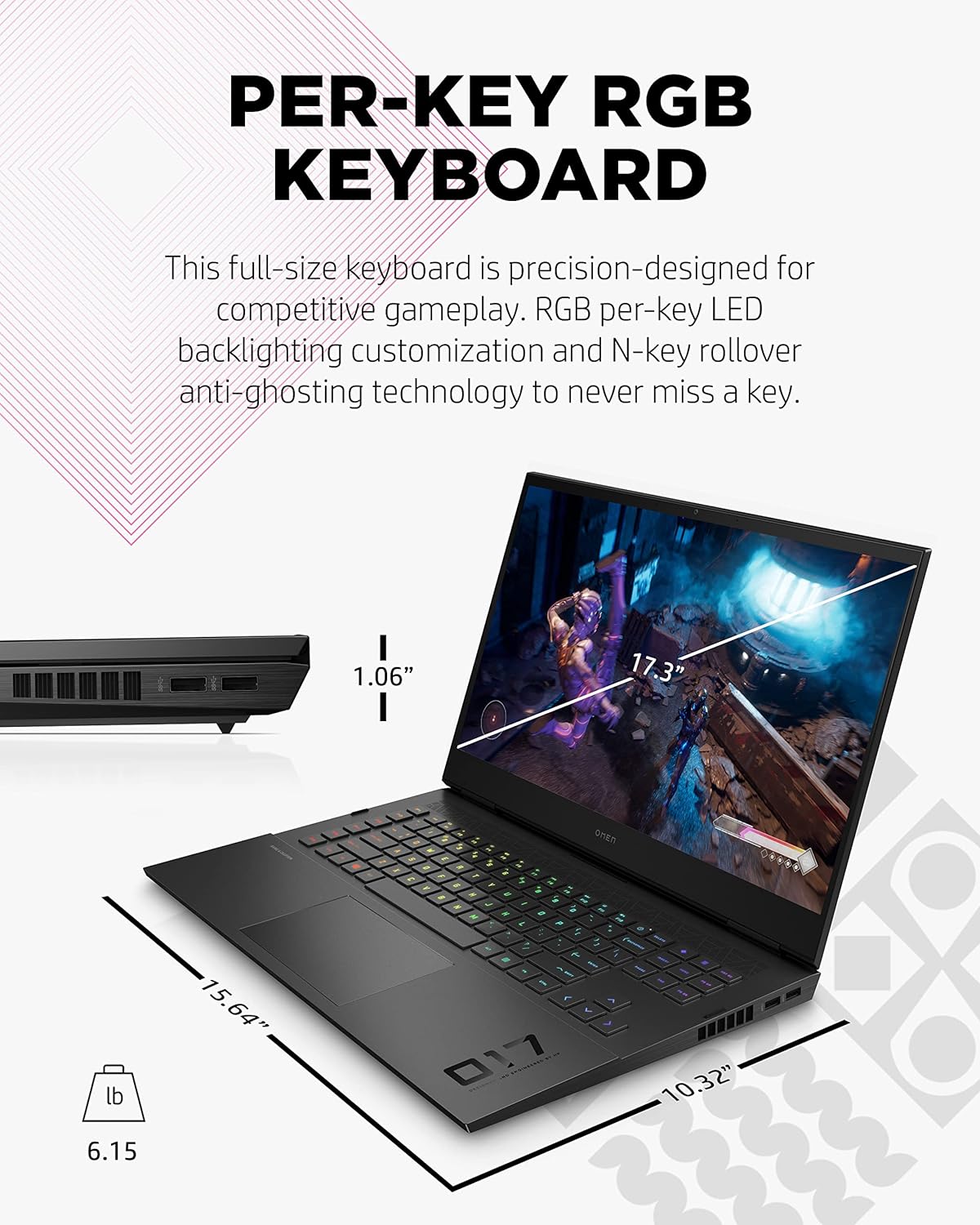 HP OMEN 17.3" i7 RTX 3070 Ti Gaming Laptop