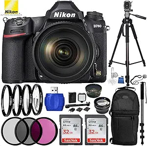 Nikon D780 DSLR Camera with 24-120mm Lens and Accessory Bundle