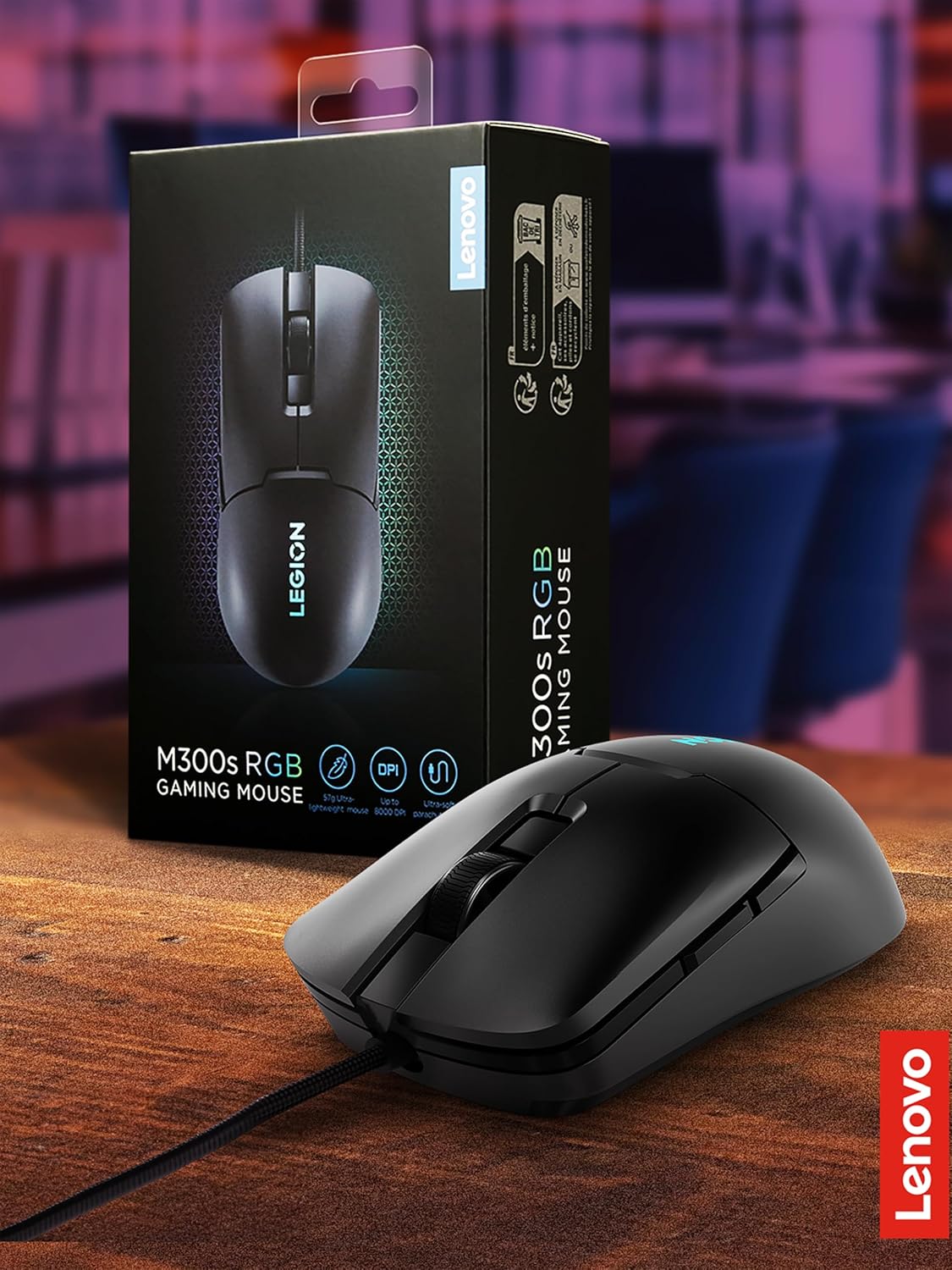 Lenovo GY51H47350 Legion M300s RGB Gaming Mouse