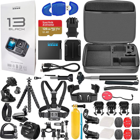 GoPro HERO13 Black Action Camera Bundle + Accessories