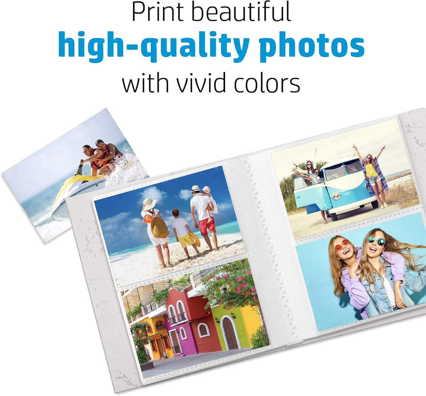 HP 6QH46A Matte Photo Paper - 4x6, 25 Sheets