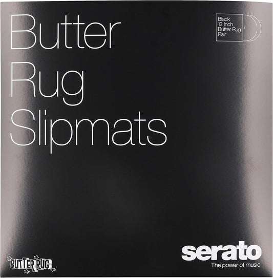 Serato OSA-SM-BLK-BR DJ Slipmat Butter Rugs