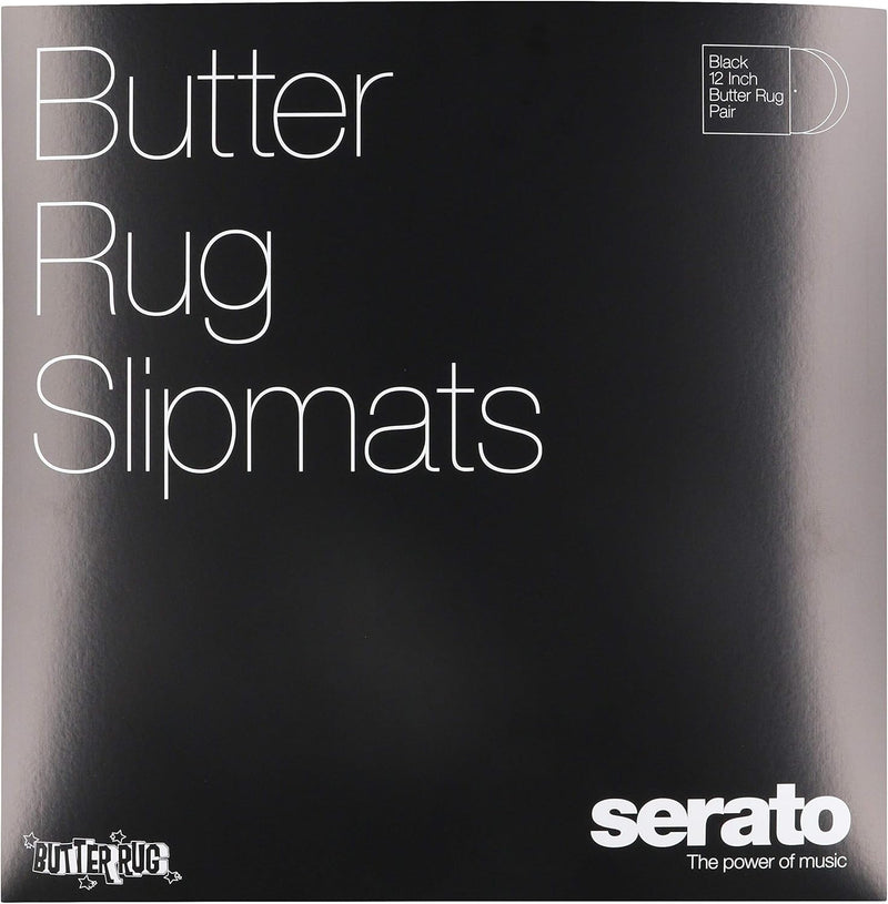 Serato OSA-SM-BLK-BR DJ Slipmat Butter Rugs — main product image