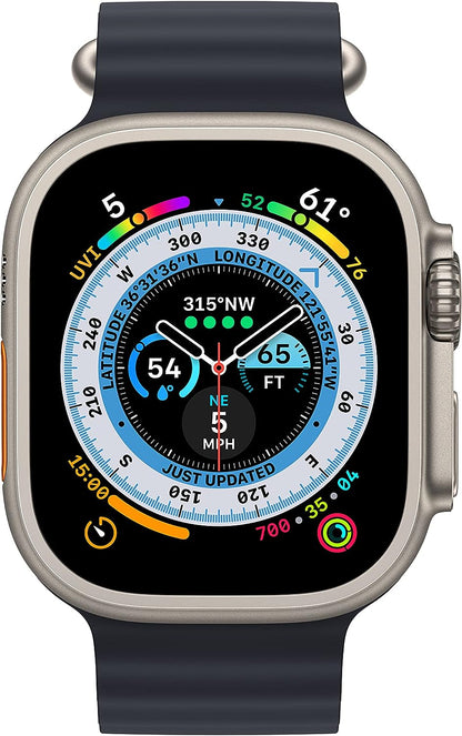 Apple MQET3LL/A Watch Ultra 49mm Titanium Ocean Band Renewed